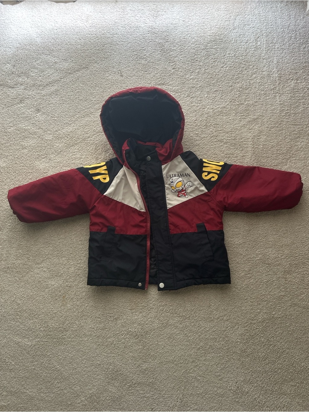 Boys Ultraman Puffer Jacket
